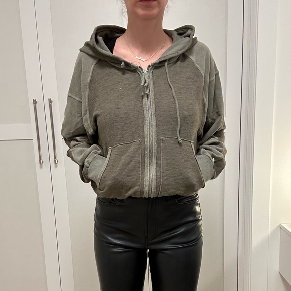 Free People Zip Up Sweater - Picture 1 of 5